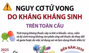 Nguy cơ tử vong do kháng kháng sinh trên toàn cầu
