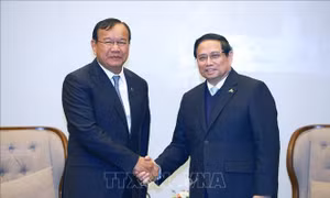 Thủ tướng Phạm Minh Chính tiếp Phó Thủ tướng Campuchia Prak Sokhonn