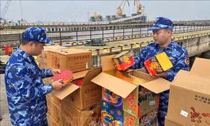 Phát hiện xuồng vận chuyển trái phép hơn nửa tấn pháo nổ