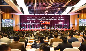 Bế mạc Đại hội lần thứ XI của Đảng Nhân dân Cách mạng Lào 