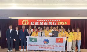 Cộng đồng người Việt hưởng ứng tinh thần thiện nguyện tại Macau (Trung Quốc)