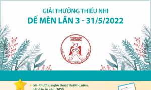 Giải thưởng thiếu nhi Dế Mèn lần 3