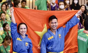 SEA Games 32: Vovinam Việt Nam tiếp tục 'gặt Vàng'