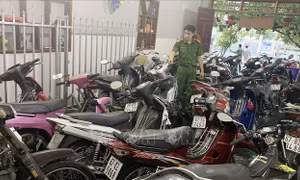 Phát hiện hàng trăm xe máy không giấy tờ trong cơ sở cầm đồ