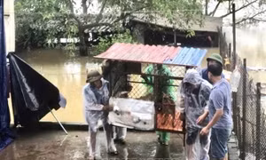 Hà Nội: Phân luồng giao thông tại huyện ngập nặng Mỹ Đức từ 12/9