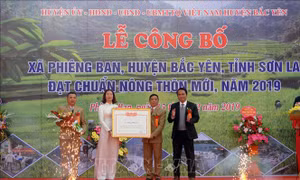 Xã vùng III Phiêng Ban đạt chuẩn nông thôn mới