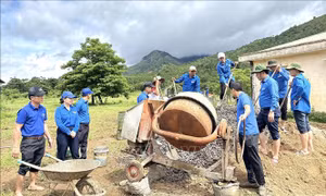 Nhiều hoạt động thiết thực trong Lễ ra quân thanh niên tình nguyện hè