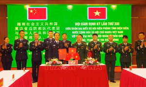 Đẩy mạnh hợp tác quản lý biên giới Việt - Trung