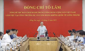 Cảng hàng không quốc tế Long Thành phải là hình mẫu mới về hạ tầng hàng không hiện đại, bền vững và thông minh