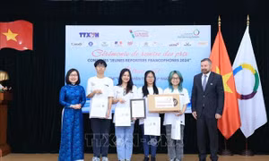 Trao giải Cuộc thi 'Phóng viên trẻ Pháp ngữ 2024' lần thứ 9
