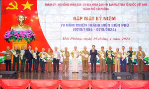 Hải Phòng: Gặp mặt, tri ân các chiến sĩ Điện Biên