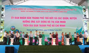 TP Hồ Chí Minh phát động xây dựng đô thị văn minh