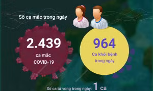 Ngày 12/5/2023: Cả nước ghi nhận 2.439 ca COVID-19 mới, 964 F0 khỏi bệnh