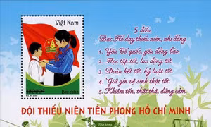 Phát hành bộ tem kỷ niệm 80 năm Ngày thành lập Đội