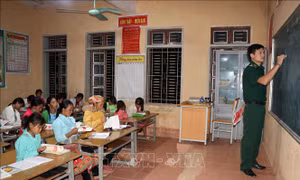 Lớp học đặc biệt trên rẻo cao biên cương