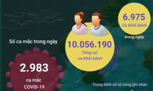 Ngày 19/8: Cả nước ghi nhận 2.983 ca mắc mới COVID-19