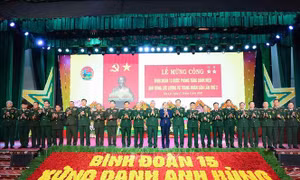 Binh đoàn 15 đón nhận danh hiệu Anh hùng Lực lượng vũ trang nhân dân lần thứ hai