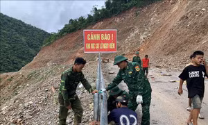 Nghệ An: Khẩn trương khắc phục các điểm sạt lở tại huyện miền núi Kỳ Sơn