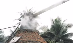 Người dân bức xúc vì hàng trăm lò than đốt gáo dừa gây ô nhiễm 