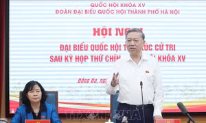 Tổng Bí thư Tô Lâm tiếp xúc cử tri Hà Nội sau Kỳ họp thứ 9, Quốc hội khóa XV