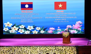 Diễn văn của Tổng Bí thư tại Lễ kỷ niệm 60 năm Ngày thiết lập quan hệ ngoại giao Việt Nam - Lào