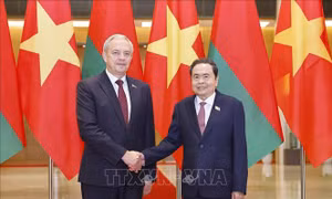 Chủ tịch Quốc hội Trần Thanh Mẫn tiếp Chủ tịch Hạ viện Belarus