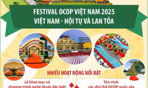 Festival OCOP Việt Nam 2025: Việt Nam - Hội tụ và lan tỏa