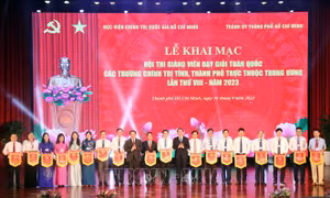 130 giảng viên tham gia Hội thi dạy giỏi toàn quốc các trường chính trị năm 2023