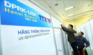 Khẩn trương hoàn thành Trung tâm Báo chí phục vụ Hội nghị thượng đỉnh Mỹ-Triều lần thứ 2 