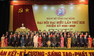 Bế mạc Đại hội Đảng bộ tỉnh Cao Bằng lần thứ XIX