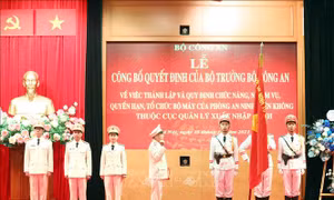 Bộ Công an thành lập lực lượng An ninh trên không