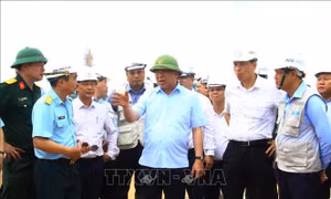 Tăng công suất khai thác các mỏ đá phục vụ sân bay Long Thành