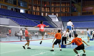 Khai mạc Giải vô địch đá cầu đồng đội quốc gia năm 2024