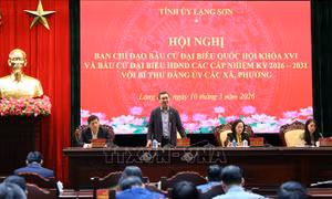 Chủ động các phương án, bảo đảm tuyệt đối an toàn cho công tác bầu cử