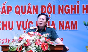 Đại tướng Ngô Xuân Lịch thăm các đồng chí nguyên lãnh đạo Bộ Quốc phòng