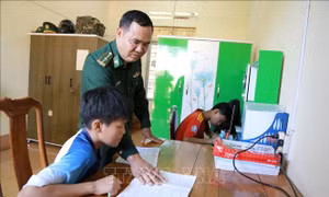 Mái ấm Biên phòng - chắp cánh ước mơ xanh