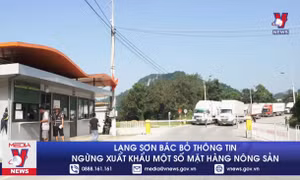 Lạng Sơn bác bỏ thông tin ngừng xuất khẩu một số mặt hàng nông sản