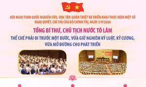 Tổng Bí thư, Chủ tịch nước Tô Lâm: Thể chế phải đi trước một bước, vừa giữ nghiêm kỷ luật, kỷ cương, vừa mở đường cho phát triển