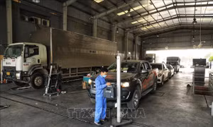 Hà Nội kiểm tra ngẫu nhiên phương tiện vừa đăng kiểm