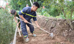 Cuộc hành quân làm đẹp thêm hình ảnh thanh niên Công an nhân dân