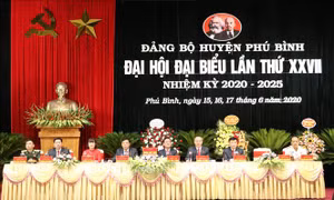 Huyện Phú Bình (Thái Nguyên) phấn đấu đạt tiêu chuẩn thị xã vào năm 2025