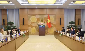 Chủ tịch Quốc hội Trần Thanh Mẫn tiếp Đại sứ Hoa Kỳ Jennifer Wicks