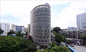 'Khám phá' toà nhà có kiến trúc độc đáo của Trung tâm Truyền hình Thông tấn