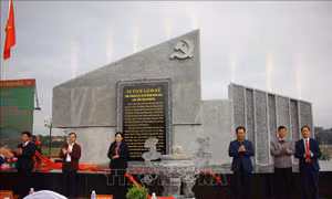 Khánh thành công trình di tích Nơi thành lập cơ sở Đảng đầu tiên của tỉnh Thái Nguyên