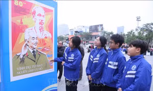 Triển lãm tranh cổ động kỷ niệm 80 năm Ngày thành lập Quân đội nhân dân Việt Nam