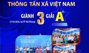 Thông tấn xã Việt Nam giành 3 Giải A tại Hội báo toàn quốc 2026