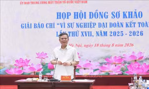 Hơn 2.700 tác phẩm dự thi Giải báo chí 'Vì sự nghiệp Đại đoàn kết toàn dân tộc' lần thứ XVII