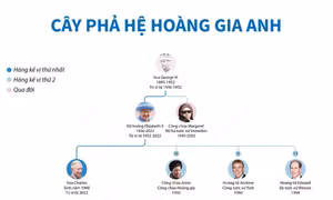  Cây phả hệ Hoàng gia Anh