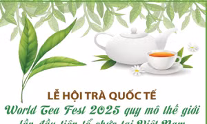 Lễ hội trà quốc tế - World Tea Fest 2025 quy mô thế giới lần đầu tiên tổ chức tại Việt Nam