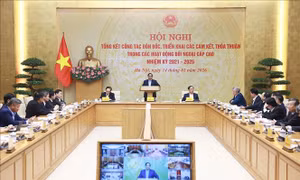 Thủ tướng chủ trì Hội nghị tổng kết việc triển khai các thoả thuận đối ngoại cấp cao